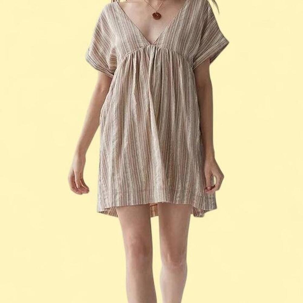 Urban outfitters striped babydoll dress